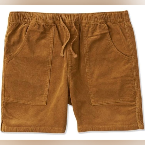 Katin Shorts Katin Trail Corduroy Shorts In Brass Brown Color